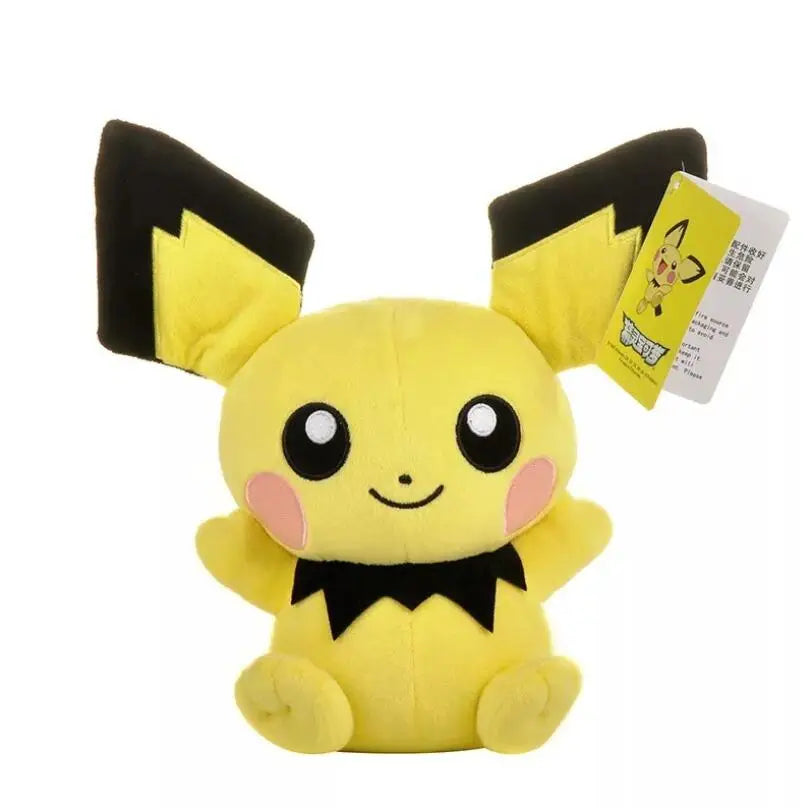 Anime Plush Stuffed Toy 6–12 in (15–30 cm) - Pikachu, Bulbasaur, Jigglypuff, Lapras, Eevee Soft Doll Gift for Kids