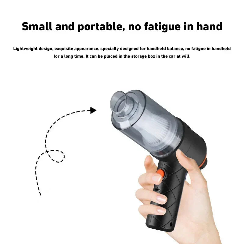 Cordless Handheld Car Vacuum Cleaner 690000Pa 120W 1200mAh Strong Suction Portable