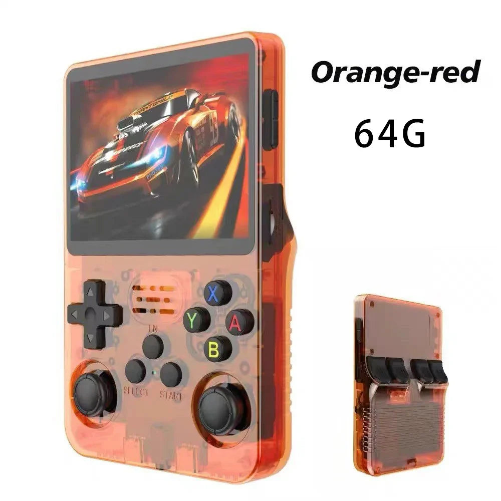 Classic Retro Handheld Game Console with ARKOS System — 3.5-Inch (8.9 cm) IPS, 15,000+ Games, 64-bit Linux, Portable Kids Gift