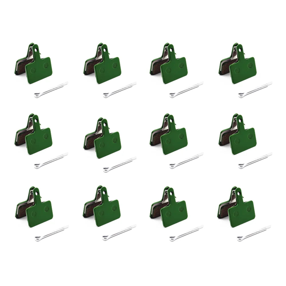 2/4/12-Pair Hydraulic Disc Brake Pads for Mountain Bikes — Resin, Semi-Metal & Ceramic Options