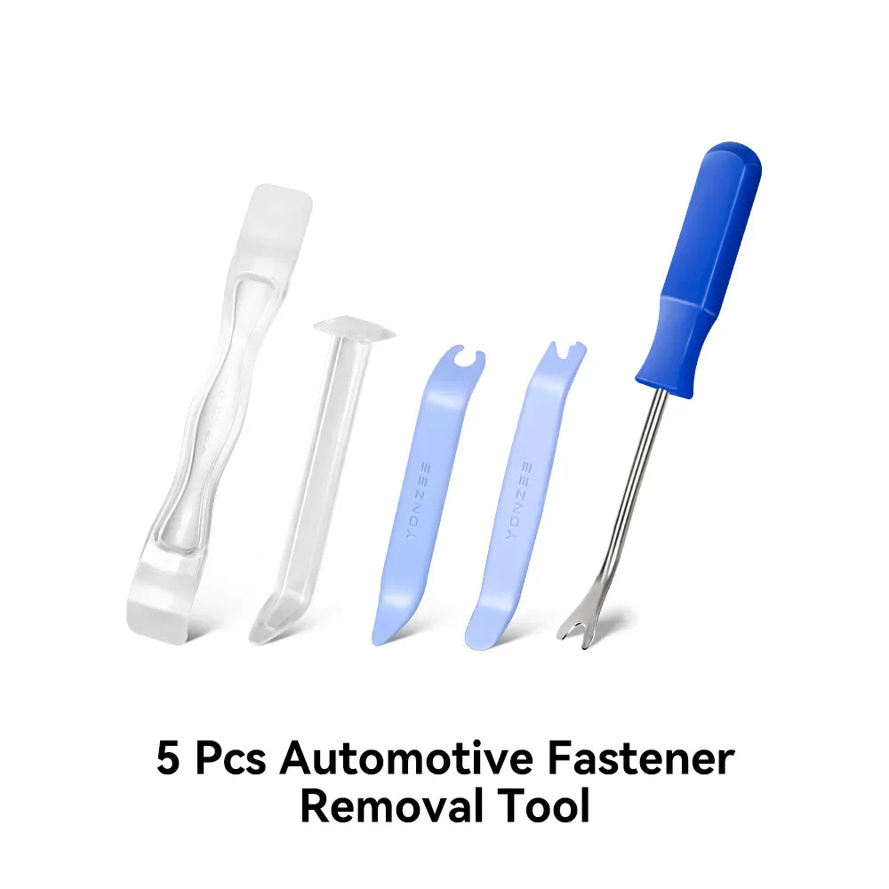 Universal Car Trim Removal Tool Kit – 5-Piece Panel & Door Clip Pry Tools for Auto Interior