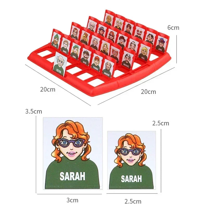 Guess Who I Am Board Game - Interactive Family & Parent-Child Logic Puzzle Game, Ages 14+