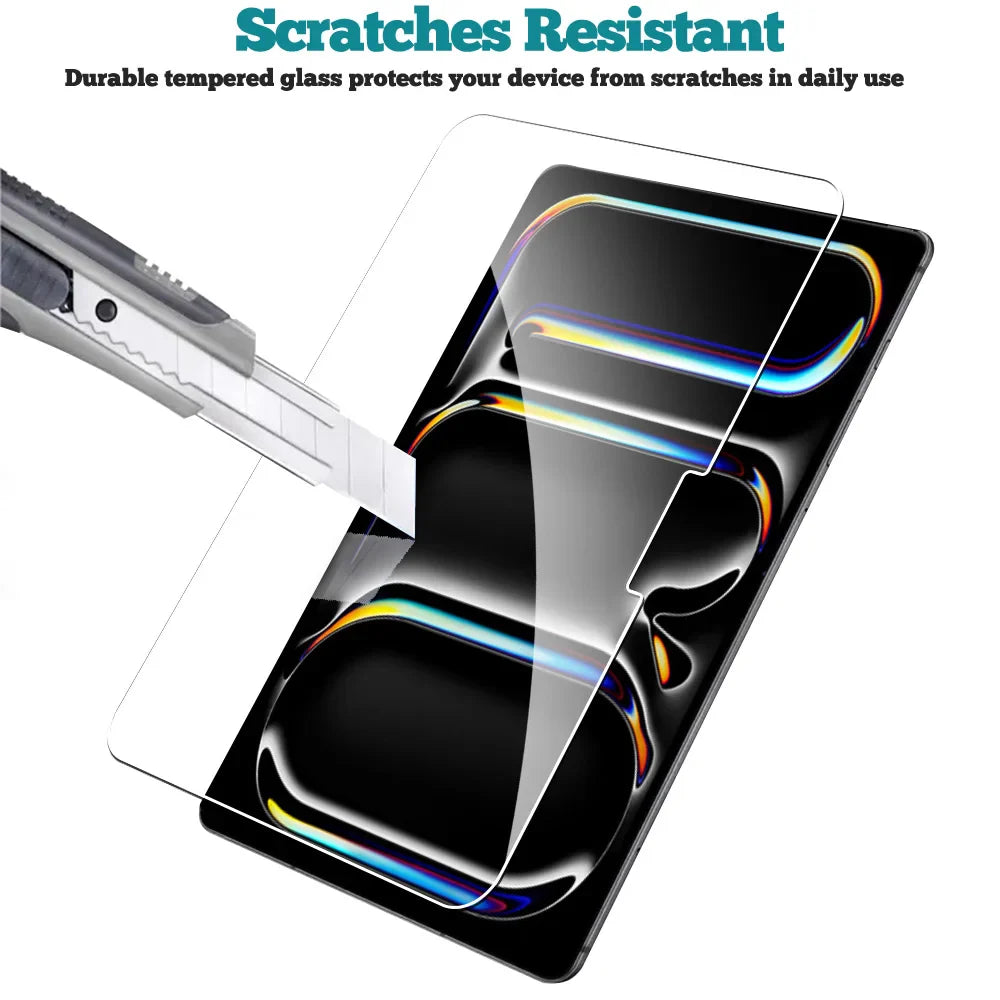2-Pack Tempered Glass Screen Protector for iPad Pro & iPad Air — 11-inch (27.9 cm) & 12.9-inch (32.8 cm) Compatible