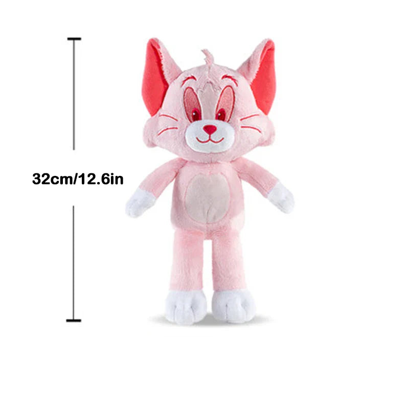 Tom and Jerry Plush Toy - Cat & Mouse Stuffed Animal, Multiple Sizes 5–13 in (13–32 cm)