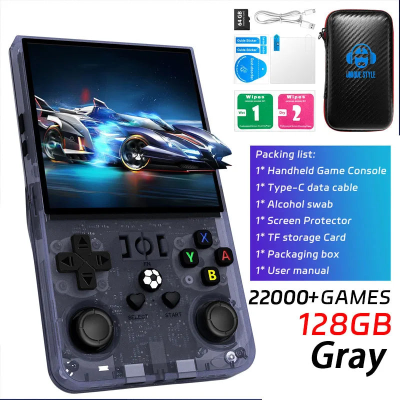 Retro Handheld Game Console 64/128GB, 18,000+ Classic Games, Portable Pocket 4.0" (10.2 cm) IPS Screen, 4000mAh Battery
