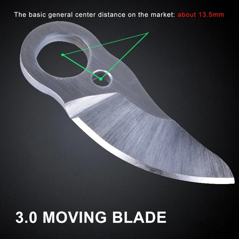 30mm (1.18 in) Replacement Blade for Electric Pruning Shears — SK5 Steel Sharp Cutting Blade for Branches, Bonsai & Fruit Trees
