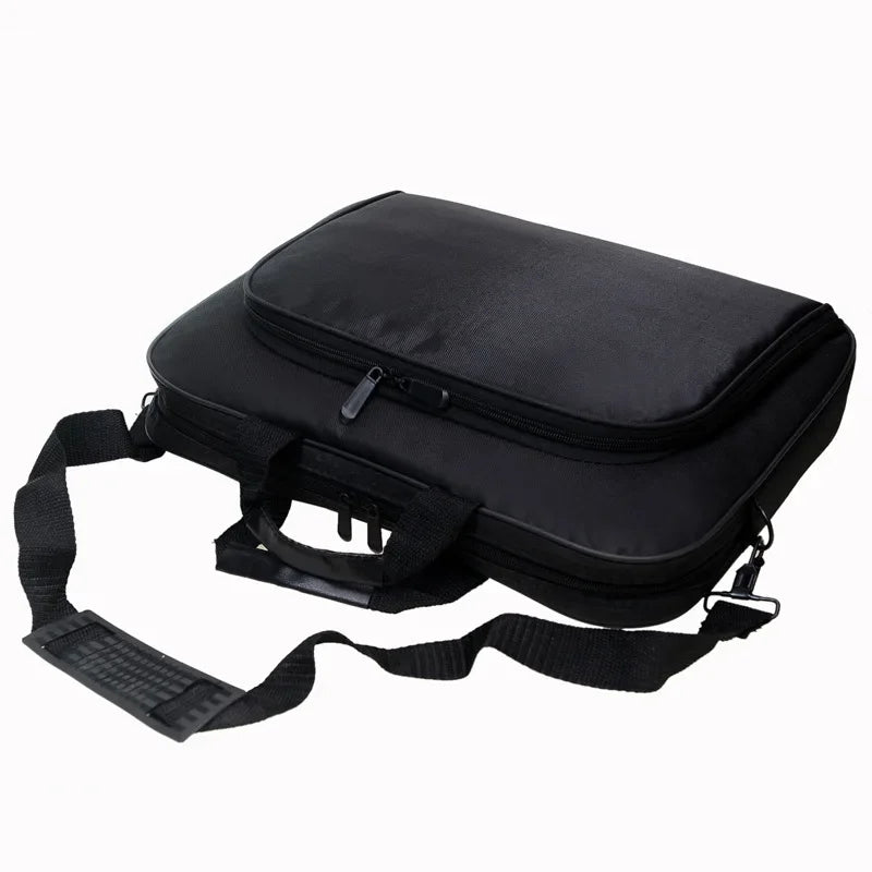 15.6–17 Inch (39.6–43.2 cm) Nylon Laptop Briefcase – Business Shoulder Bag with Zipper