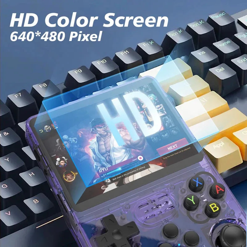 Retro Handheld Game Console 3.5-Inch (8.9 cm) IPS Portable Pocket Player with 15,000+ Classic Games