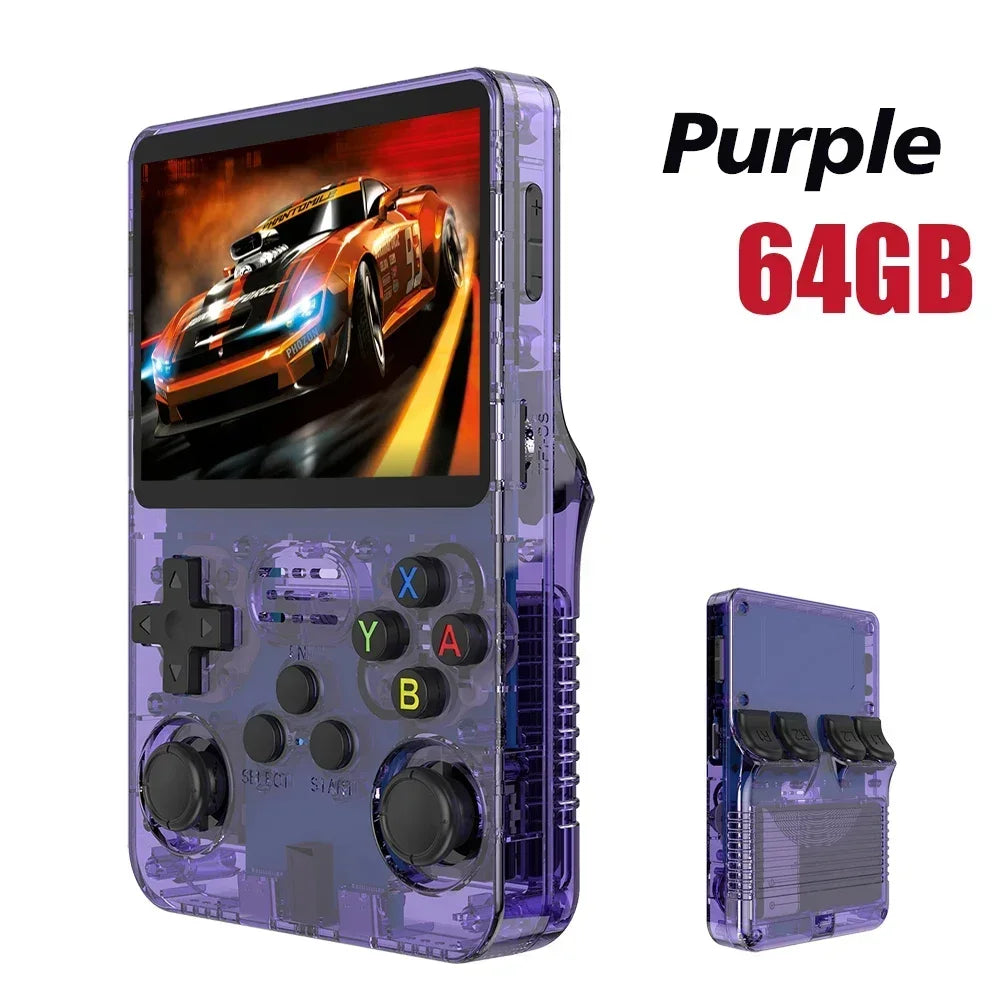 Portable Retro Handheld Game Console 3.5-Inch (8.9 cm) IPS 640x480 Linux Pocket Video Player 64GB/128GB USB-C 15,000 Games