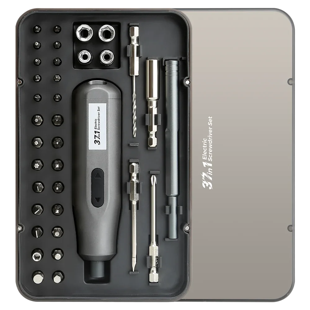 28/62-in-1 Precision Electric Screwdriver Kit — Rechargeable Cordless Mini Repair Tool Set for Phones, Laptops & Electronics