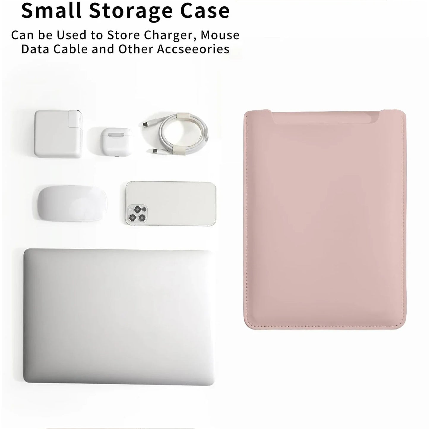 PU Laptop Sleeve for 11–16 Inch Notebooks — 13.3/14/15/15.6/16-Inch Protective Notebook Case