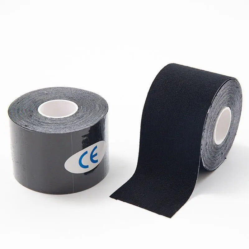 Kinesio Tape Elastic Sports Kinesiology Tape for Muscle & Knee Pain Relief - Athletic Recovery 2.5/5/7.5/10 cm (1/2/3/4 in)