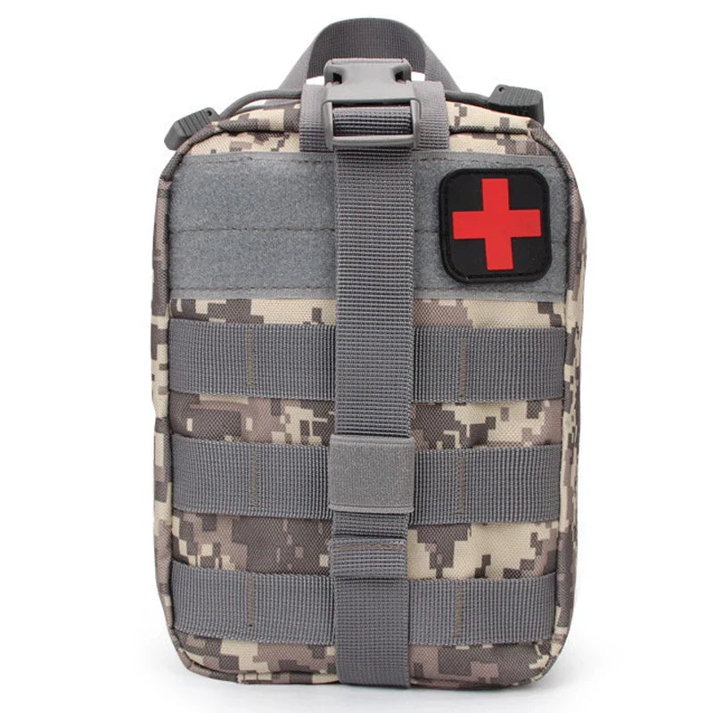Tactical Molle IFAK First Aid Waist Pack – EDC Medical Pouch for Hunting, Hiking & Camping