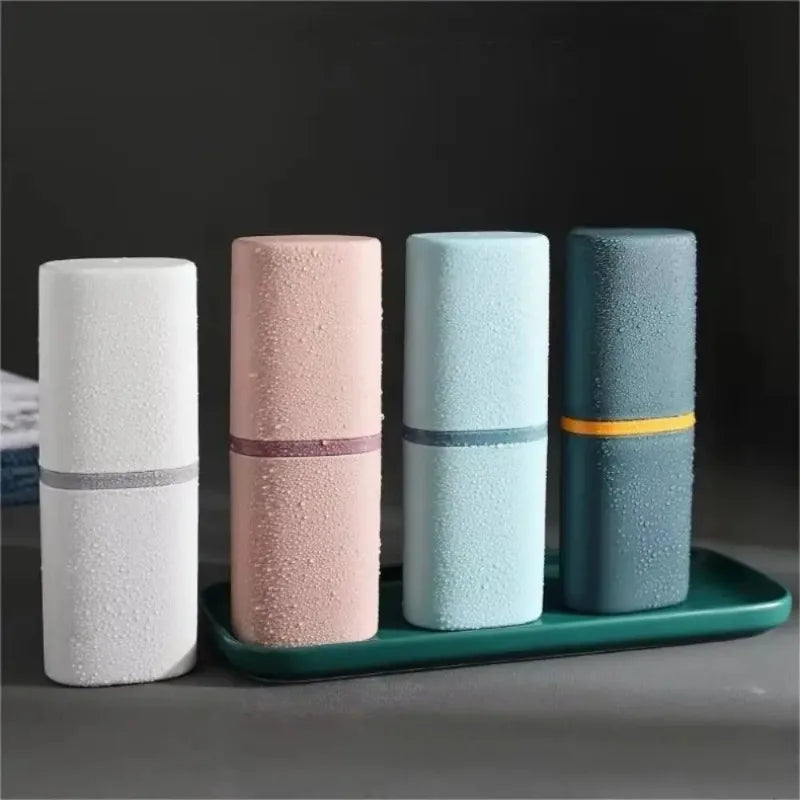 Portable Travel Toothbrush Case - Compact Hygienic Toothbrush Holder & Storage Box 7.8 x 2.8 in (19.8 x 7.2 cm)