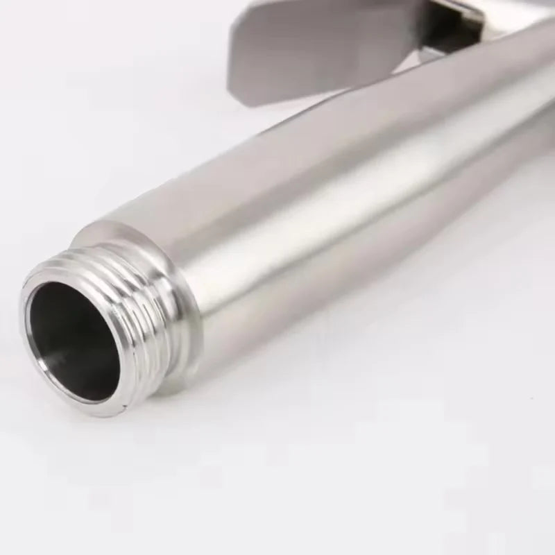 Stainless Steel Handheld Bidet Sprayer Gun, Self-Cleaning Toilet Sprayer for Bathroom