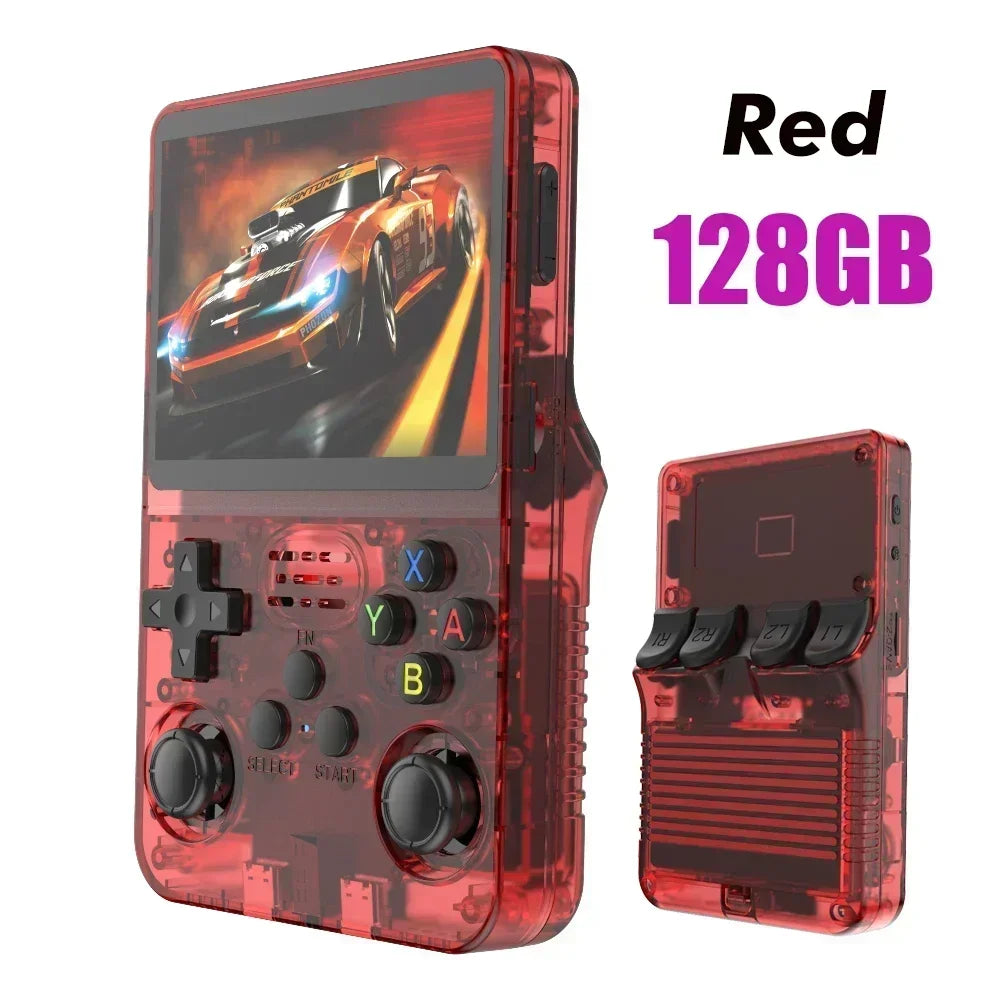 Retro Handheld Game Console 3.5-Inch (89 mm) IPS Screen Linux Pocket Player 64GB/128GB/256GB Expandable to 1TB