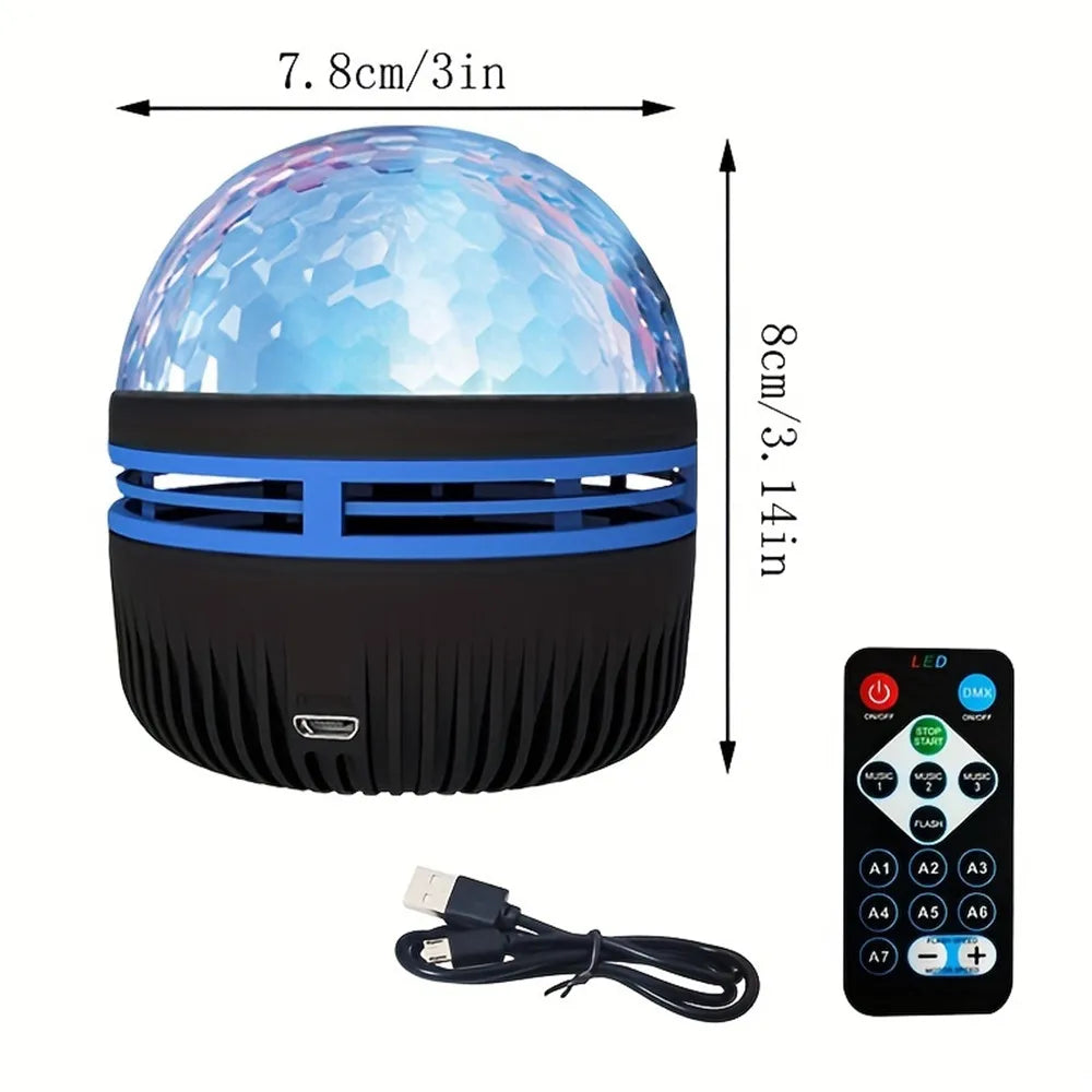 Galaxy Aurora Projector Night Light USB 5V LED Rotating with Remote, Home Theater, Bedroom and Kids Room Decor
