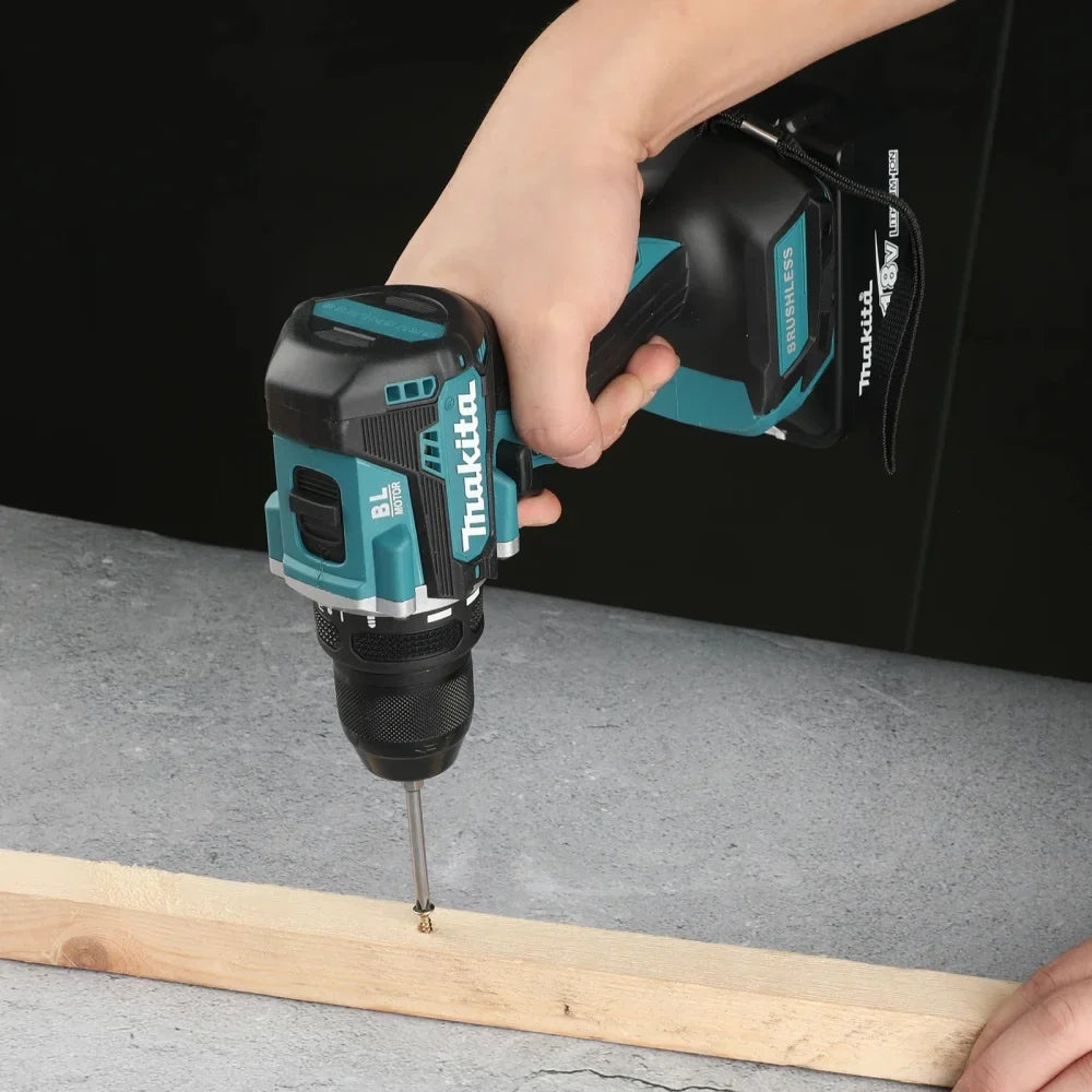 Cordless Impact Driver Brushless Motor 18V 180 N·m (133 ft·lb) T-Mode Electric Drill for Wood & Bolts