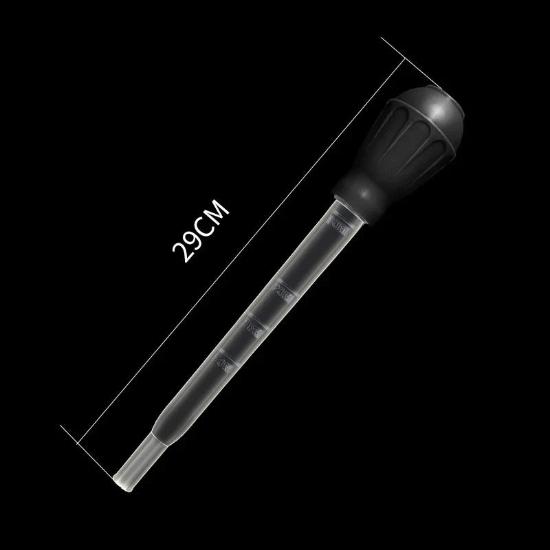 Aquarium Siphon Pipette Fish Tank Vacuum Cleaner – Water Changer, 11.4/17.7/21.3 in (29/45/54 cm), 30/40/50 ml (1.0/1.4/1.7 fl oz)