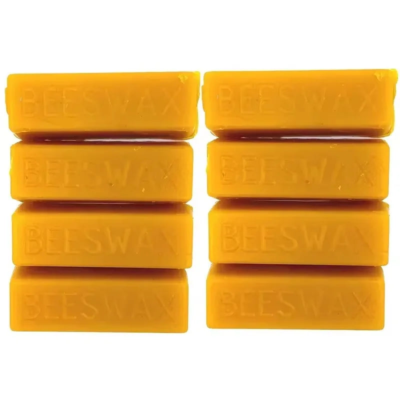 Natural Yellow Beeswax Sticks for Candle Making, Furniture Polishing & DIY Crafts - 5/10/15 Pack