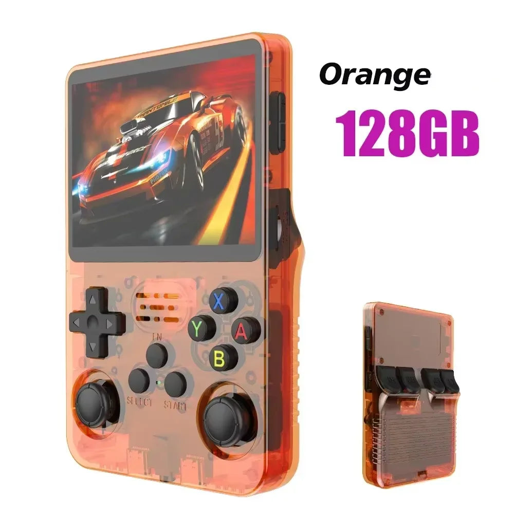 Retro Handheld Game Console 3.5-Inch (8.9 cm) IPS 640x480 — 3200mAh Portable Pocket Gamer with Dual Joysticks, Bluetooth & USB-C, 15,000+ Classic Games