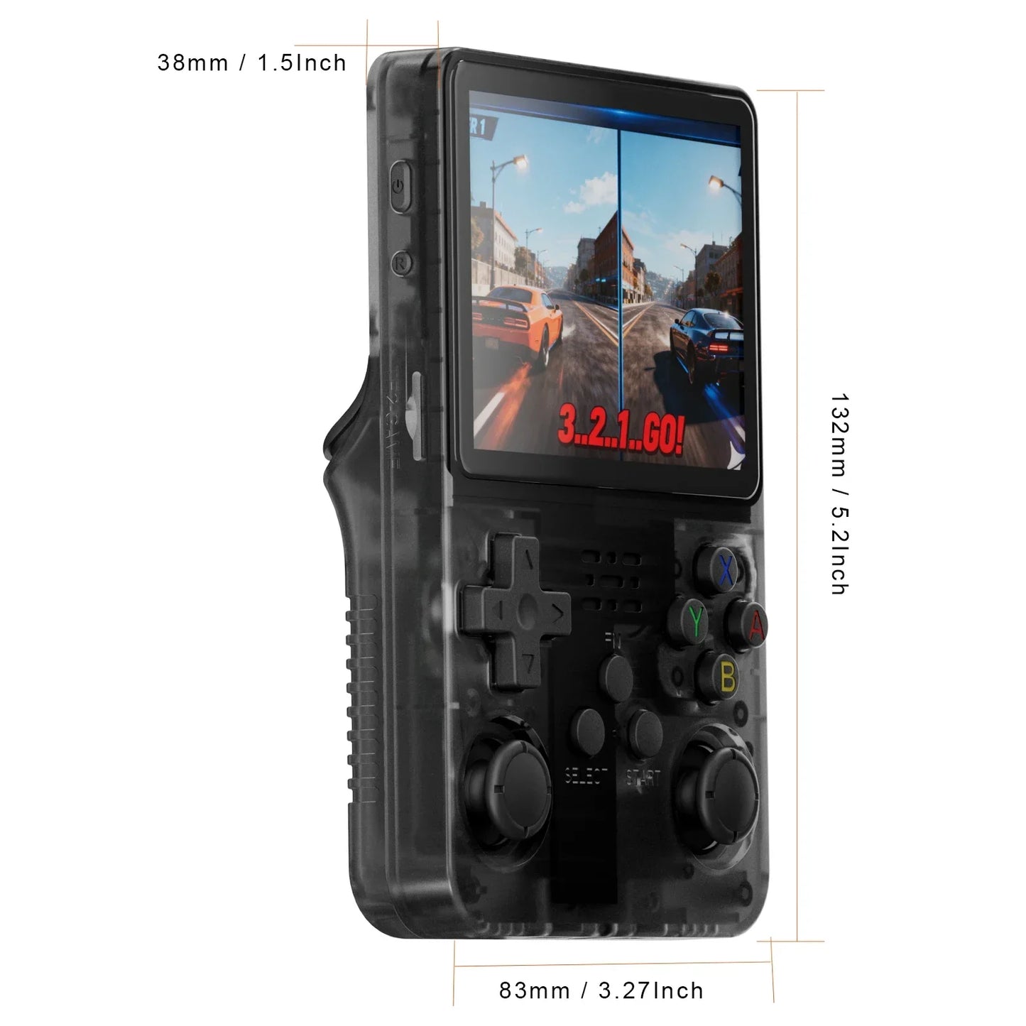 3.5-Inch IPS Retro Handheld Game Console 640x480 HD, 64GB Built-In, 16,000+ Classic Games Portable Pocket Player