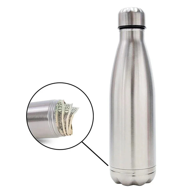 750ml (25.4 fl oz) Diversion Water Bottle with Hidden Stash Compartment - Portable Secret Container for Pills, Cash, Keys