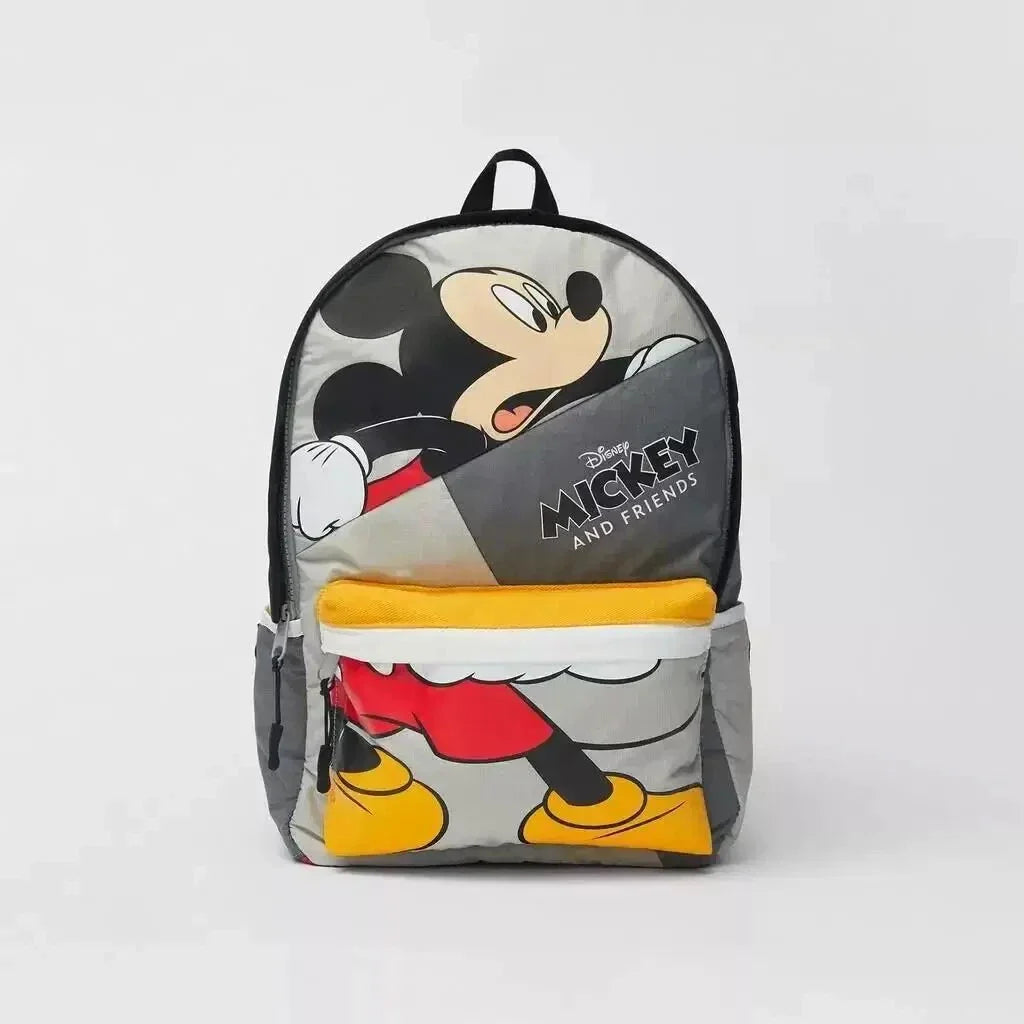 Kids Cartoon Printed Mini Backpack - Lightweight Nylon School Bag for Toddlers & Preschoolers (Ages 4-6)