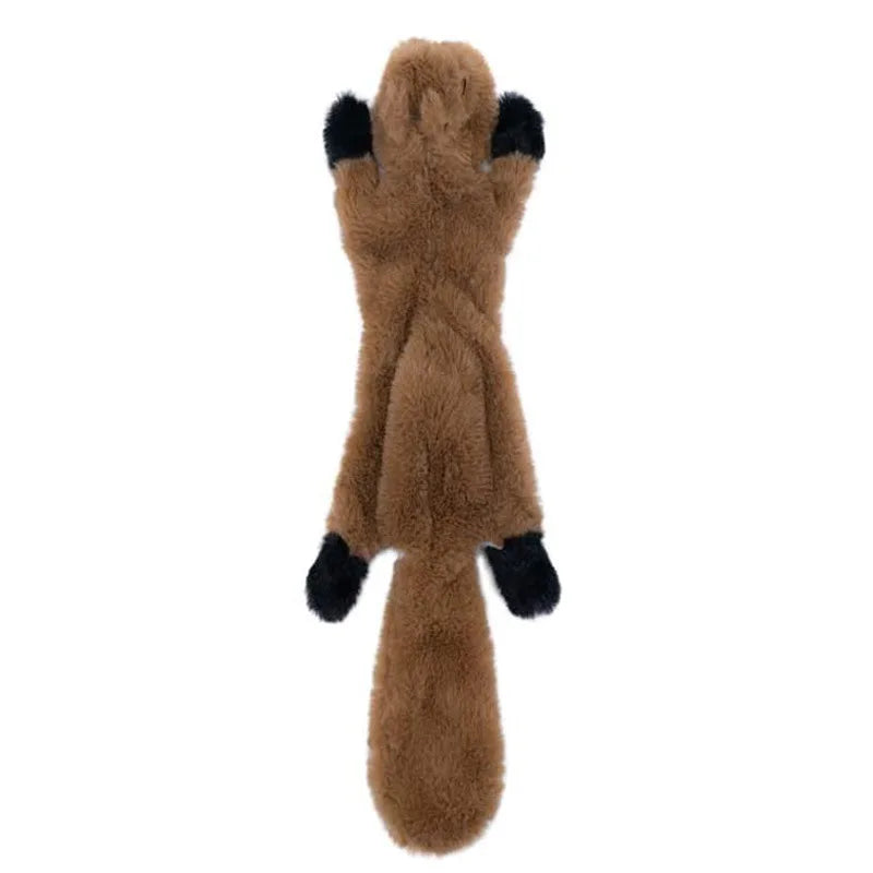 Plush Dinosaur Chew Toy for Dogs & Cats - Interactive Fleece Plush for Small Dogs