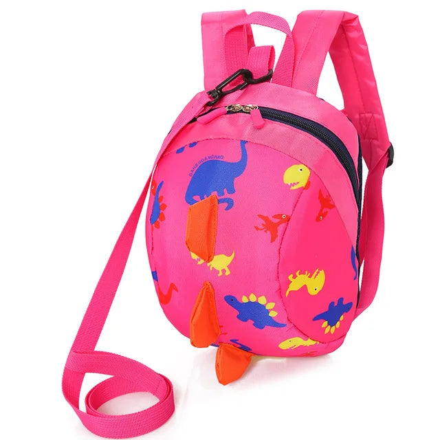 Toddler Dinosaur Safety Harness Backpack with Detachable Leash – Kids Anti-Lost Preschool School Bag
