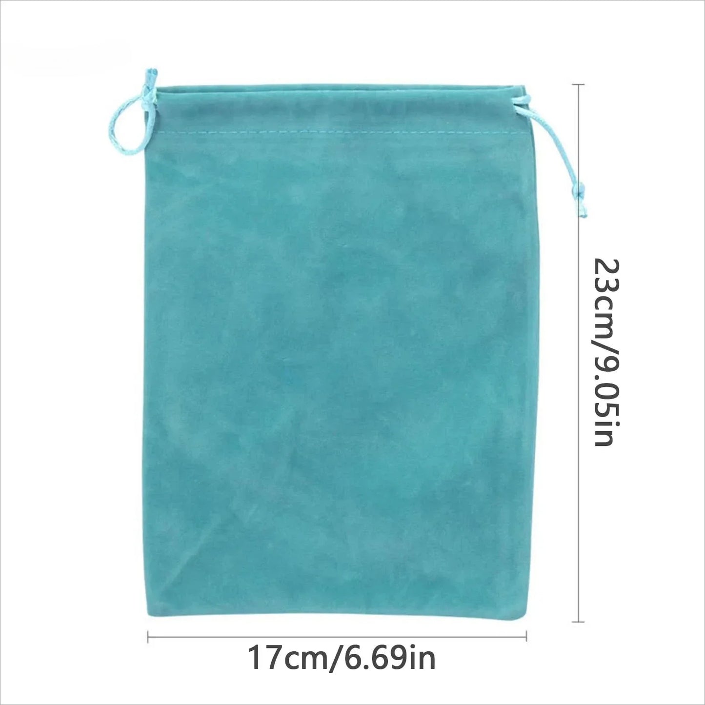 Fishing Reel Storage Bag - Portable Drawstring Reel Protect Pouch, 3 Sizes (15×20 / 17×23 / 20×25 cm | 5.9×7.9 / 6.7×9.1 / 7.9×9.8 in)