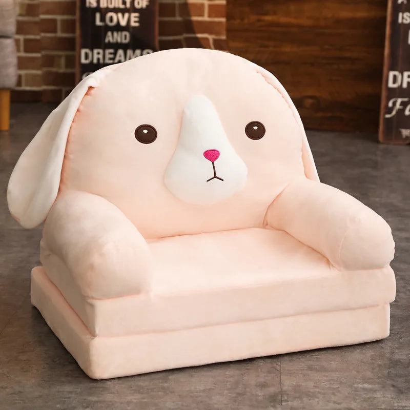 Children's Cartoon Folding Sofa Bed – Princess Toddler Convertible Chair