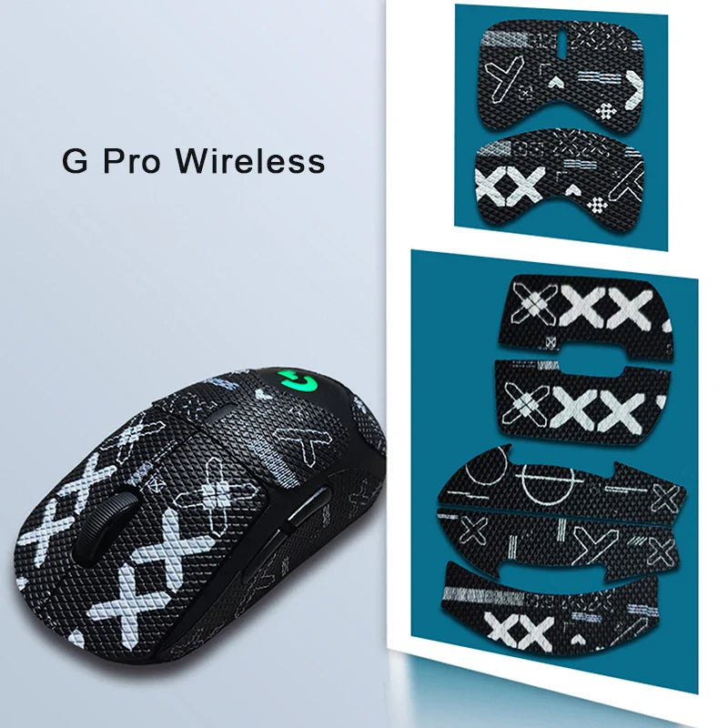 Anti-Slip Mouse Grip Tape — Ultra-Thin Sweat-Wicking Full-Body Skate Sticker for Wireless Gaming Mice