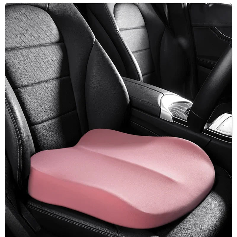 Universal Breathable Car Booster Seat Cushion - Portable Height Boost Mat for Improved Visibility and Fatigue Relief
