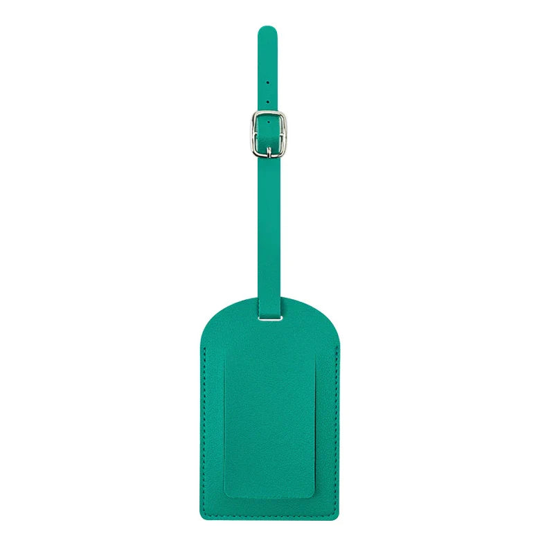 Personalized Initial Luggage Tag Custom PU Monogram Suitcase Name Tag