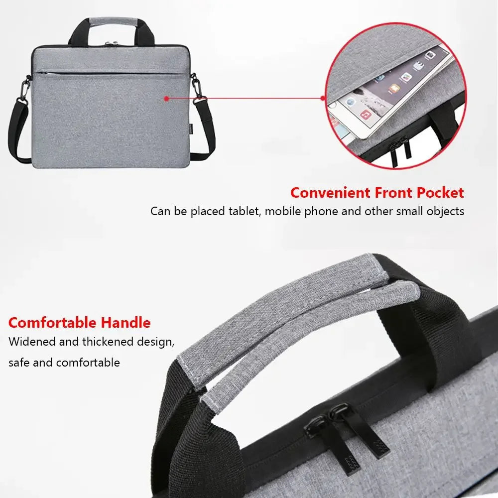 Laptop Sleeve Shoulder Bag 13.3/14/15.6 Inch Waterproof Notebook Case for Lenovo HP Dell Asus Samsung