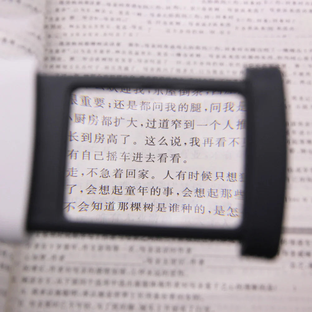 4x Foldable Pocket Magnifier with LED Light — Mini Handheld Loupe for Jewelry, Reading & Antiques