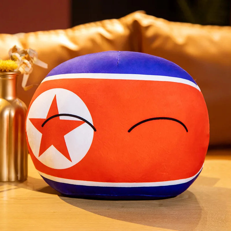 Polandball Countryball Plush Keychain 10 cm (3.9 in) 70 Designs Country Ball Pendant Stuffed Toy for Kids