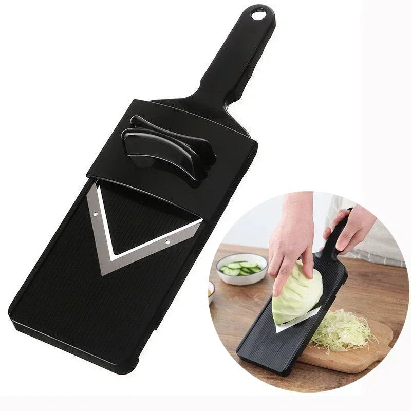 Cabbage Grater Vegetable Slicer 32 x 10 cm (12.6 x 3.9 in) Handheld Stainless Steel Blade Multi-Function Vegetable Shredder & Salad Cutter