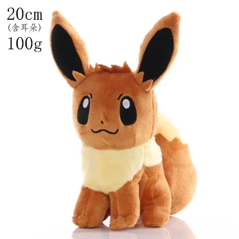 Cute Pikachu Pichu Charmander Bulbasaur Squirtle Psyduck Eevee Plush Soft Stuffed Doll 6-12 in (15-30 cm)