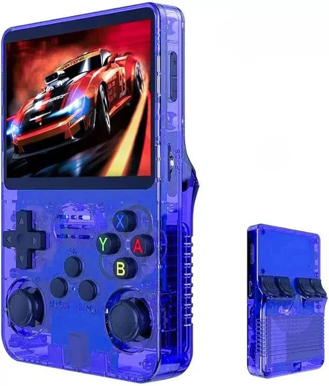 Retro 3.5-inch (8.9 cm) Handheld Game Console - ArkOS Portable Pocket Gamer, 64GB/128GB (1500/3000 Games), Mini HDMI, USB-C Charging