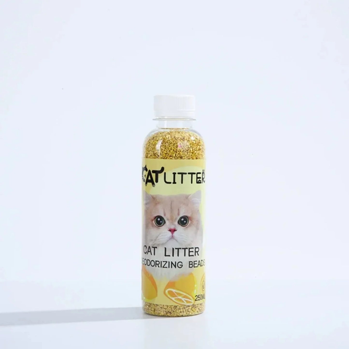 Cat Litter Deodorizer Beads Bottle - Odor Eliminator & Litter Box Freshener