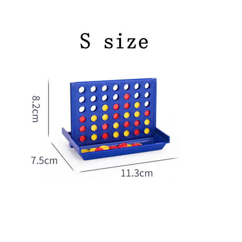 Foldable Connect 4 Travel Board Game – 4-in-a-Row Portable Family Strategy Toy for Kids