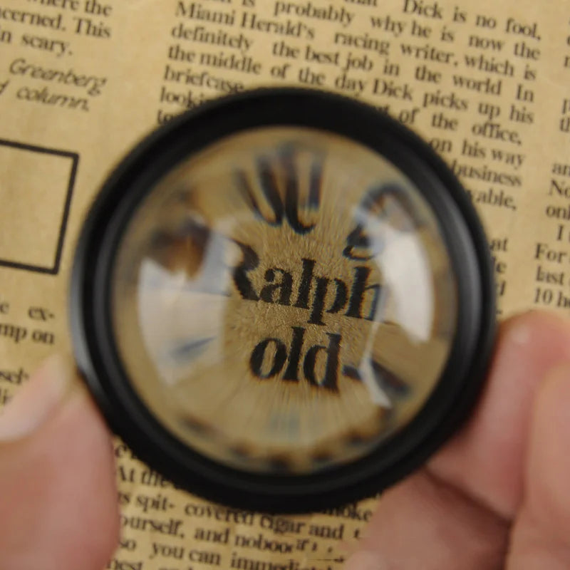 30X (36mm / 1.42in) Foldable Jewelry Loupe Magnifier - Glass Lens for Coins, Stamps & Jewelry Inspection