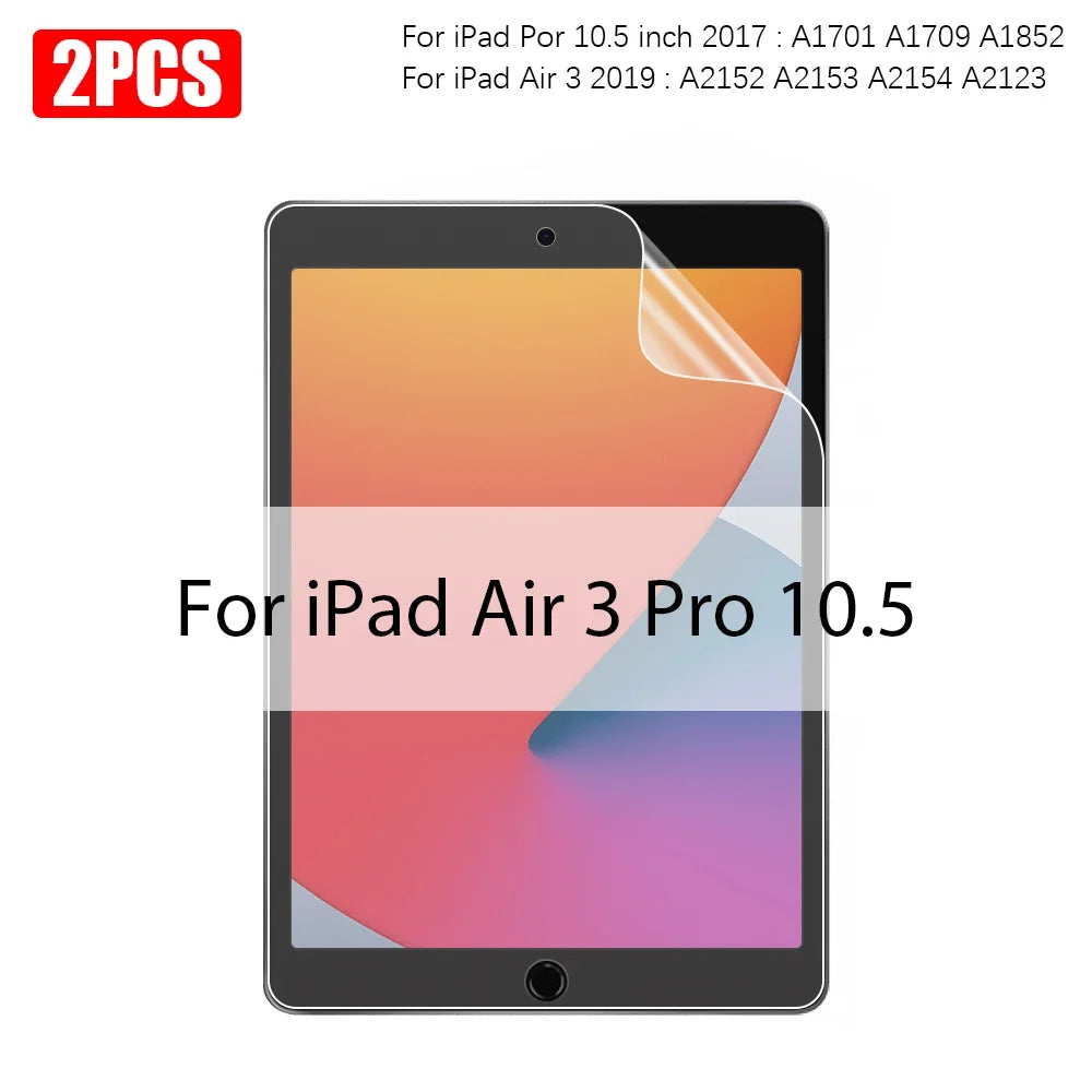Matte Paper-Like Screen Protector for iPad — 2-Pack Anti-Glare, Scratch-Resistant Film, Pen Writing Feel (13"/33.0 cm, 12.9"/32.8 cm, 11"/28.0 cm, 10.9"/27.7 cm, 10.2"/25.9 cm, 8.3"/21.1 cm)