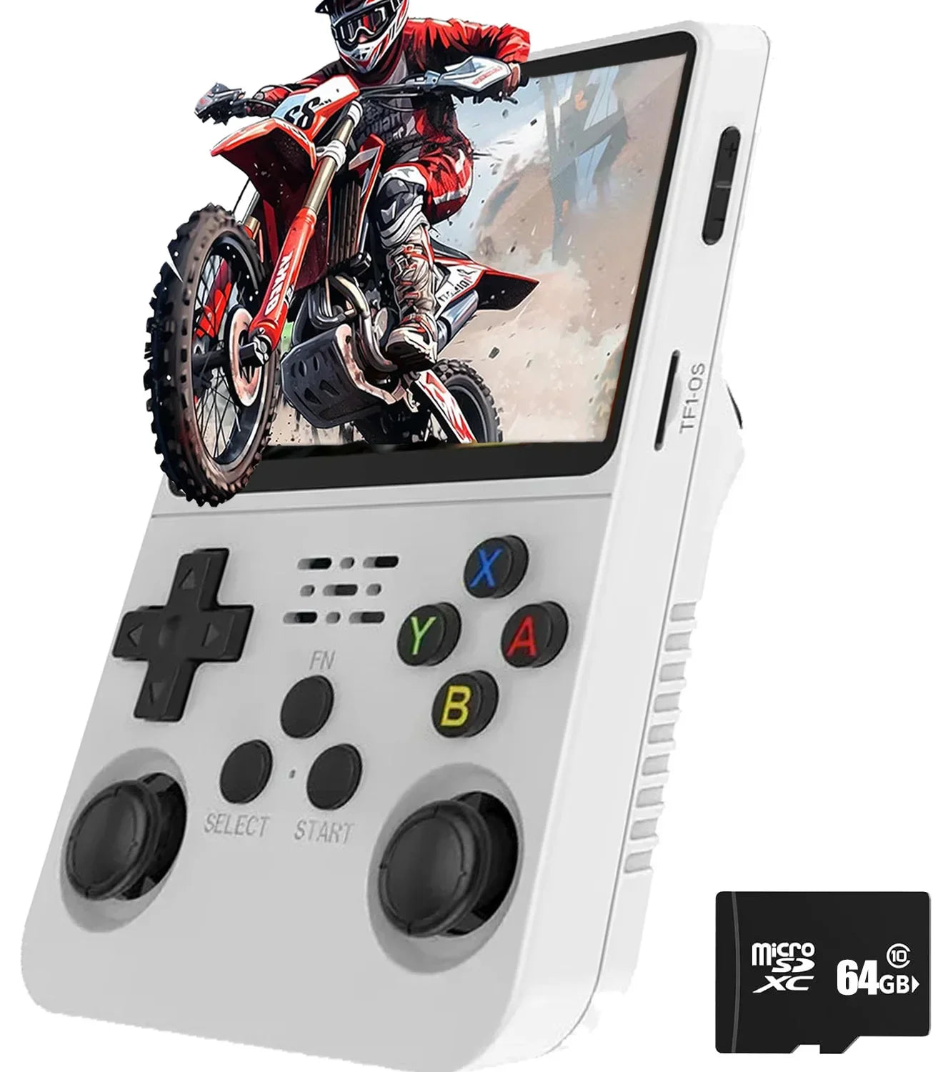 Classic Retro Handheld Game Console with ARKOS System — 3.5-Inch (8.9 cm) IPS, 15,000+ Games, 64-bit Linux, Portable Kids Gift