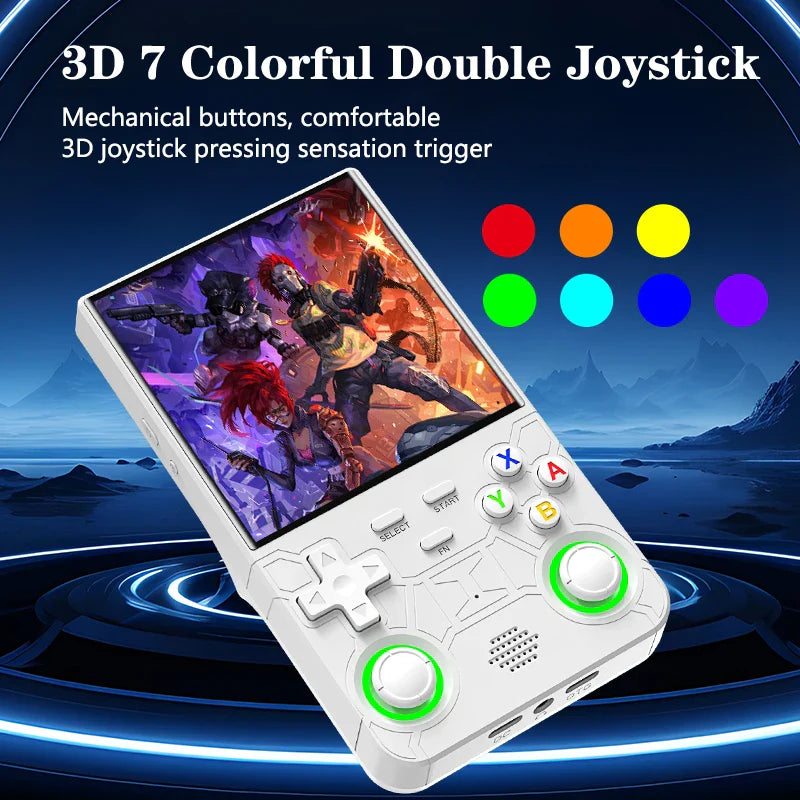 Handheld Retro Game Console 4.0-inch (10.2 cm) IPS Pocket Player — Linux OS, WiFi, 1GB RAM 8GB eMMC, 16000+ Classic Games