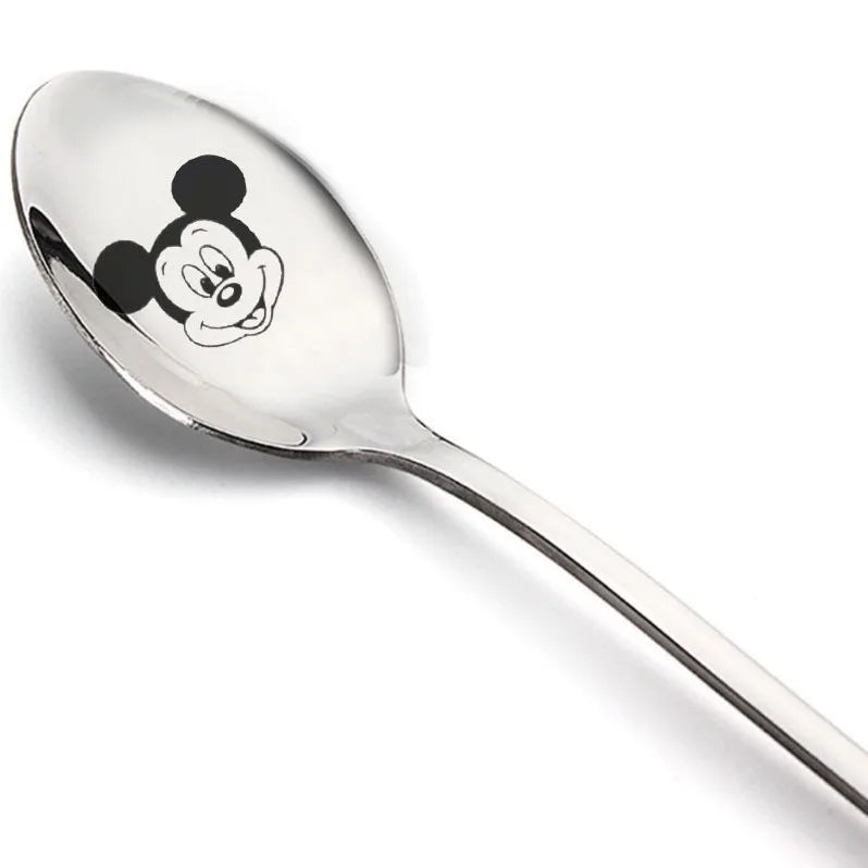 Kawaii Stitch Cartoon Metal Table Spoon – Cute Spoon for Birthday Party Gifts