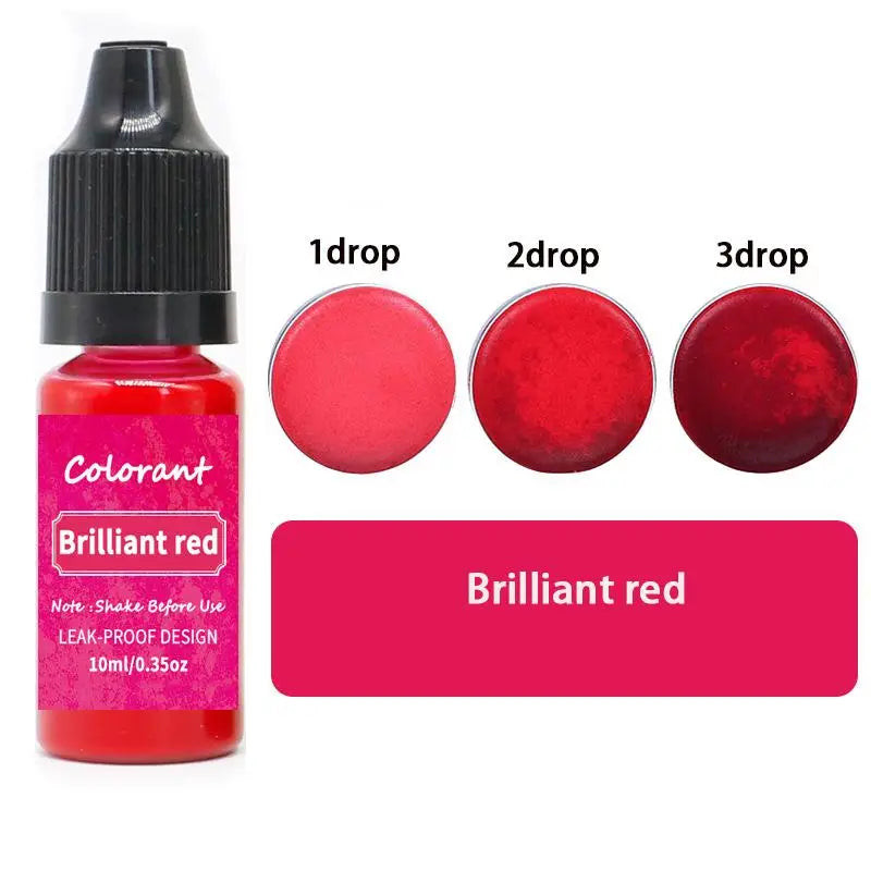 20-Color Liquid Candle Dye Set for DIY Candles, Soap & Resin Crafts