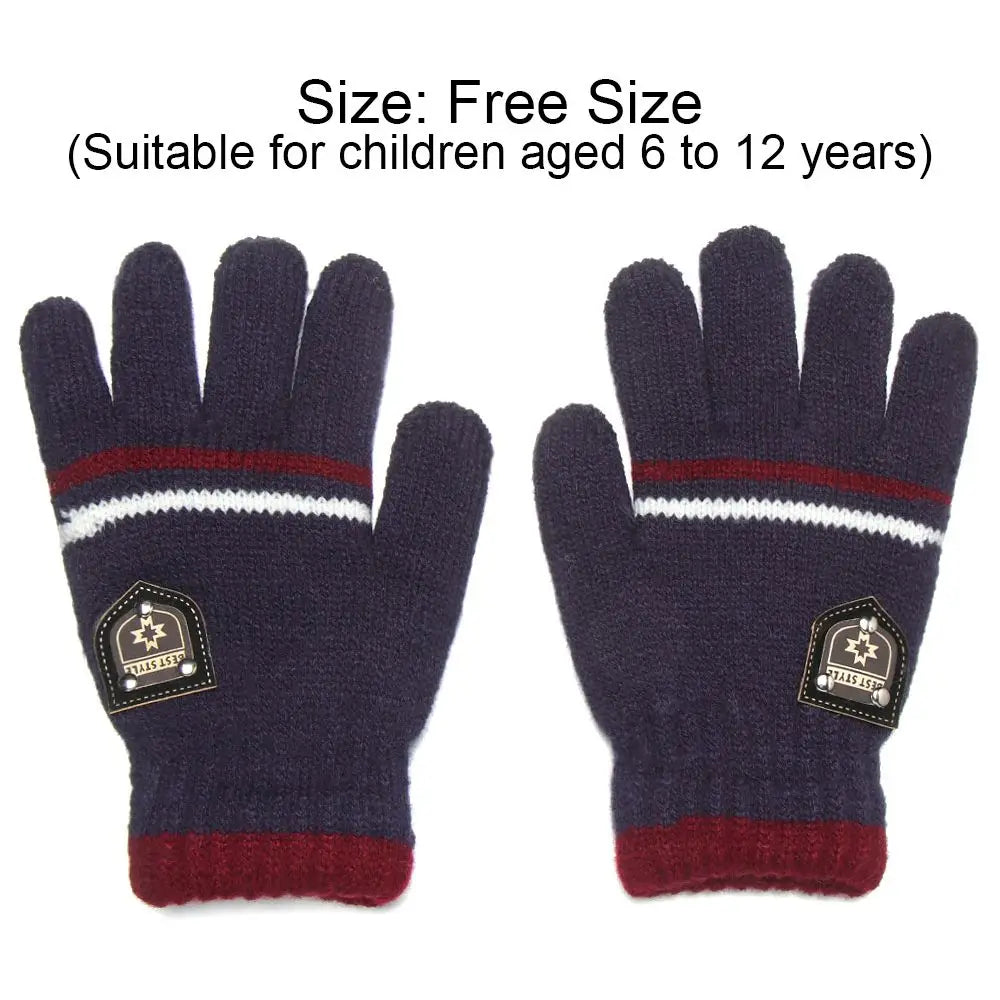 Kids Waterproof Ski Gloves – Insulated Winter Gloves for Boys & Girls (Ages 5–10)